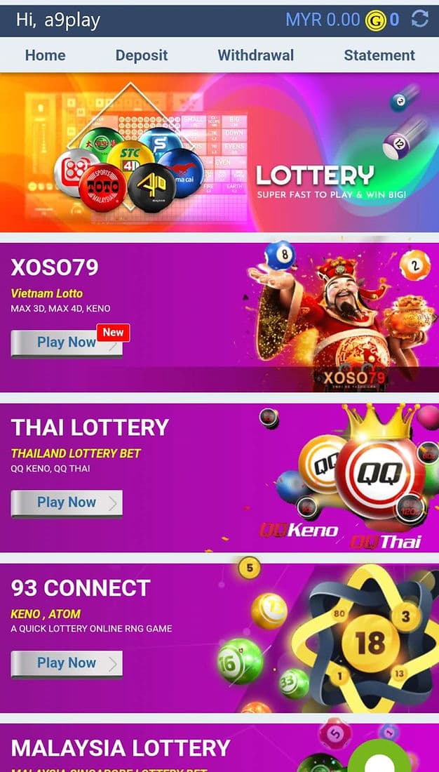 a9play lottery screen 2 2